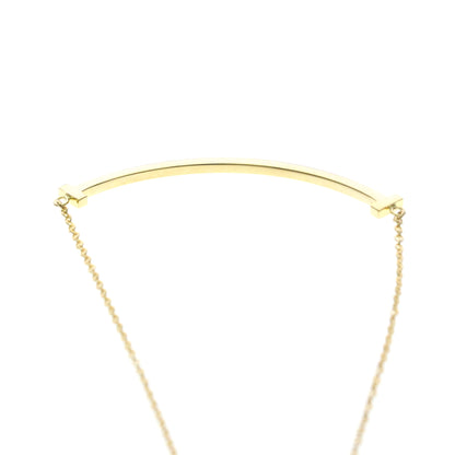 Tiffany & Co. T Smile Pendant 18K Yellow Gold, Gold, Yellow Gold, Necklace