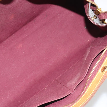Louis Vuitton Brea Monogram Vernis, Burgundy, Patent Leather, Handbag