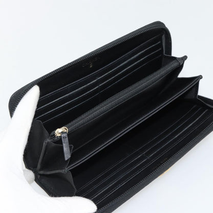 Chanel Boy Zip Around Organizer Quilted Lambskin, Black, Leather, Wallet