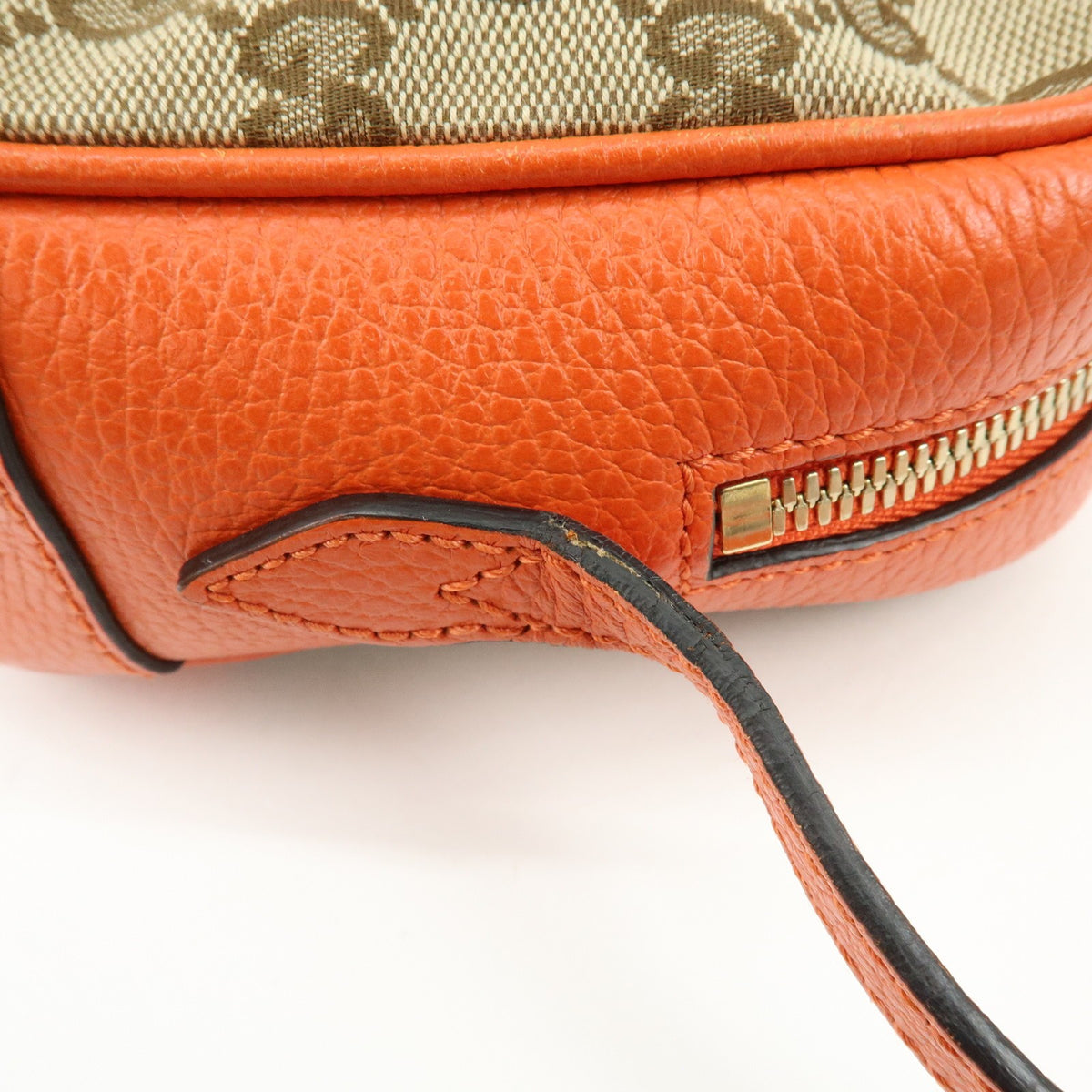 Gucci Bree Disco GG Canvas with Leather, Beige, Canvas, Crossbody Bag