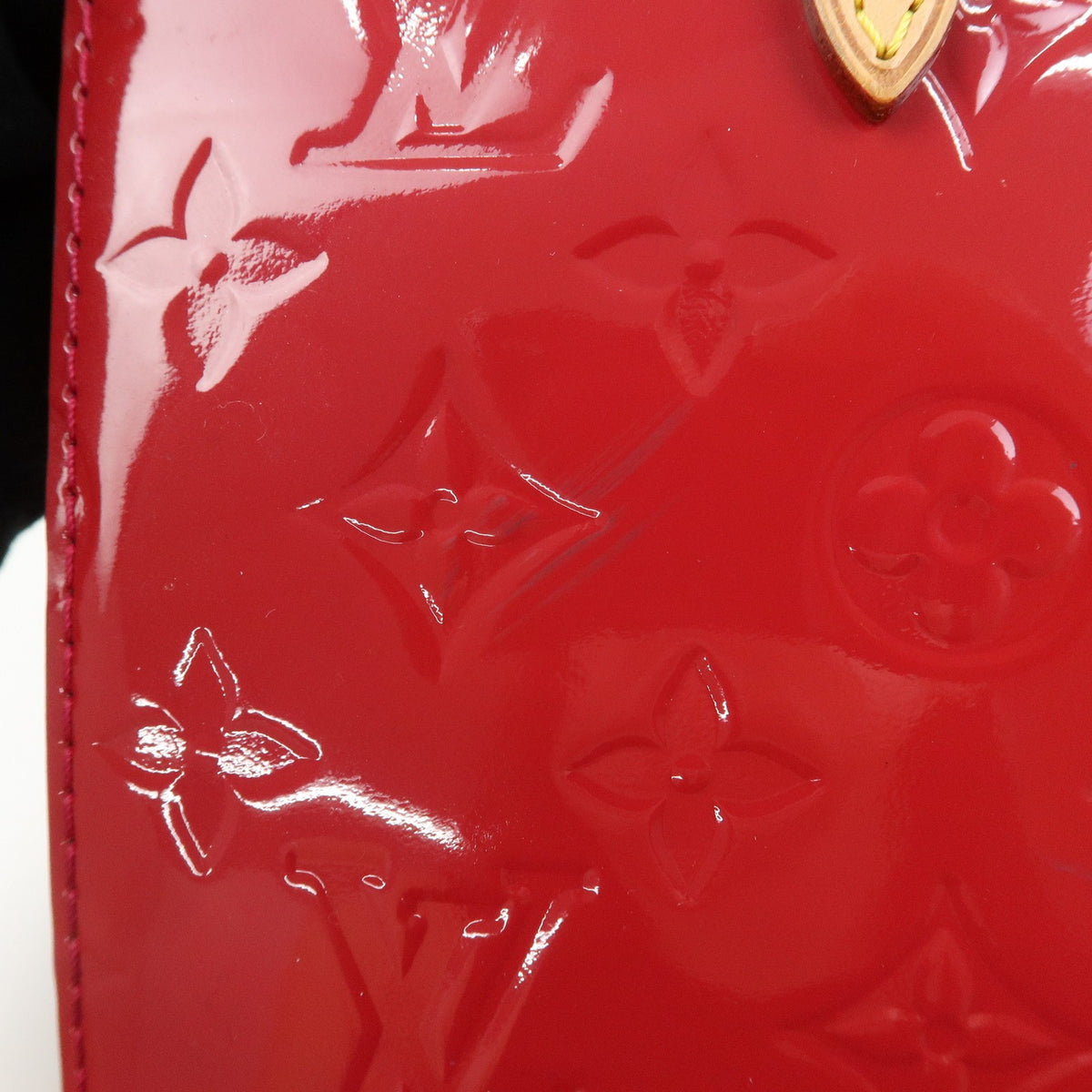 Louis Vuitton Catalina Monogram Vernis, Red, Patent Leather, Handbag