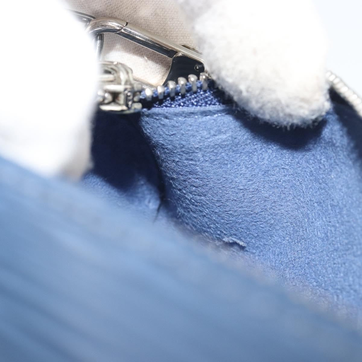 Louis Vuitton Soufflot Pochette Epi Leather, Blue, Leather, Clutch