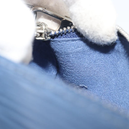 Louis Vuitton Soufflot Pochette Epi Leather, Blue, Leather, Clutch