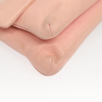 Chanel Chocolate Bar Mademoiselle Flap Bag Quilted Leather, PINK, LEATHER, Shoulder bag