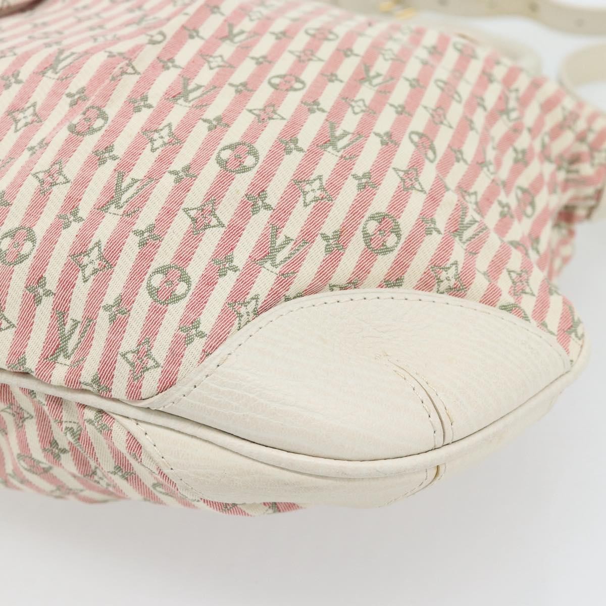 Louis Vuitton Marina Mini Lin Croisette, Pink, Canvas, Handbag