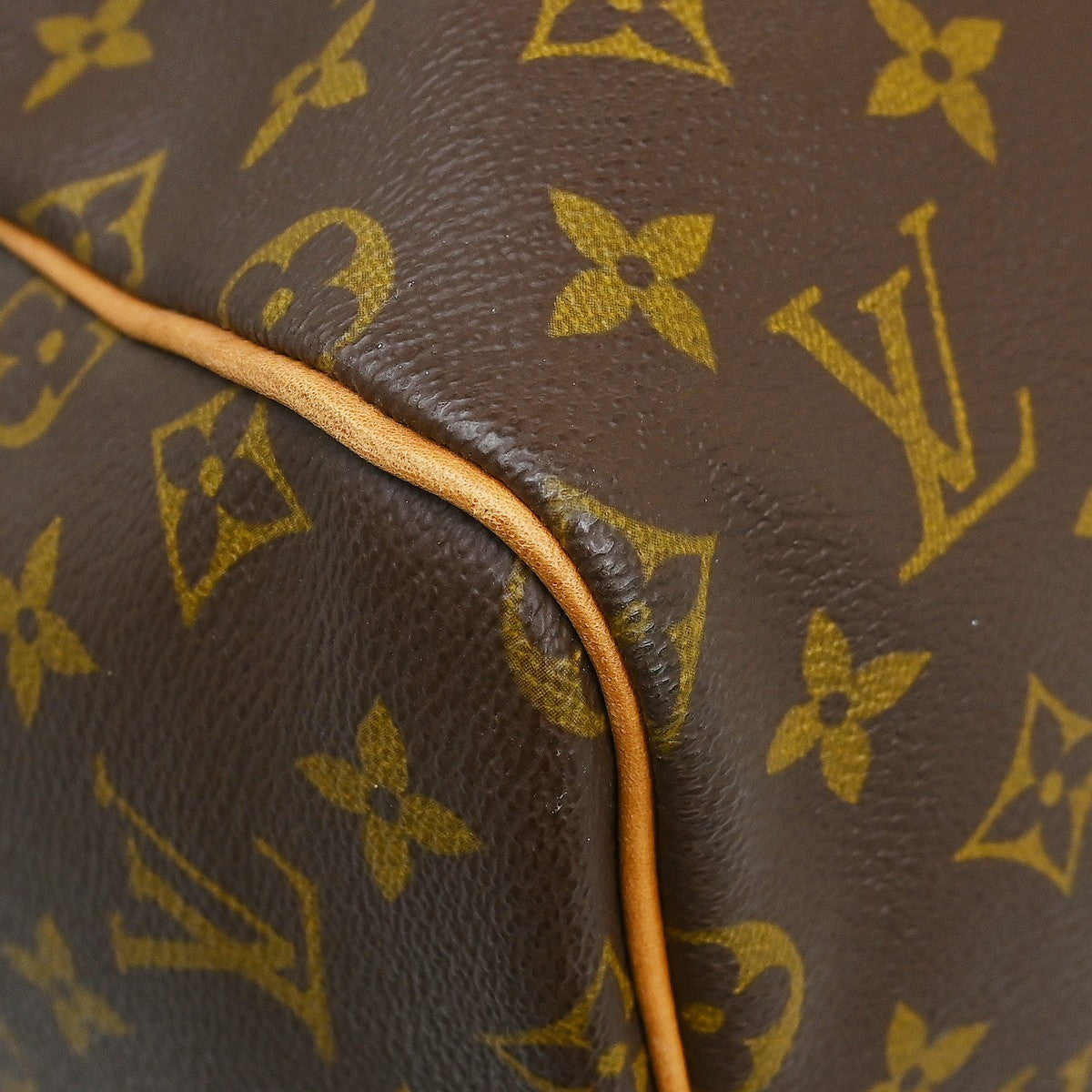Louis Vuitton Keepall Monogram, Brown, Canvas, Travel Bag