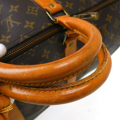 Louis Vuitton Keepall Monogram Canvas, Brown, Canvas, Travel Bag