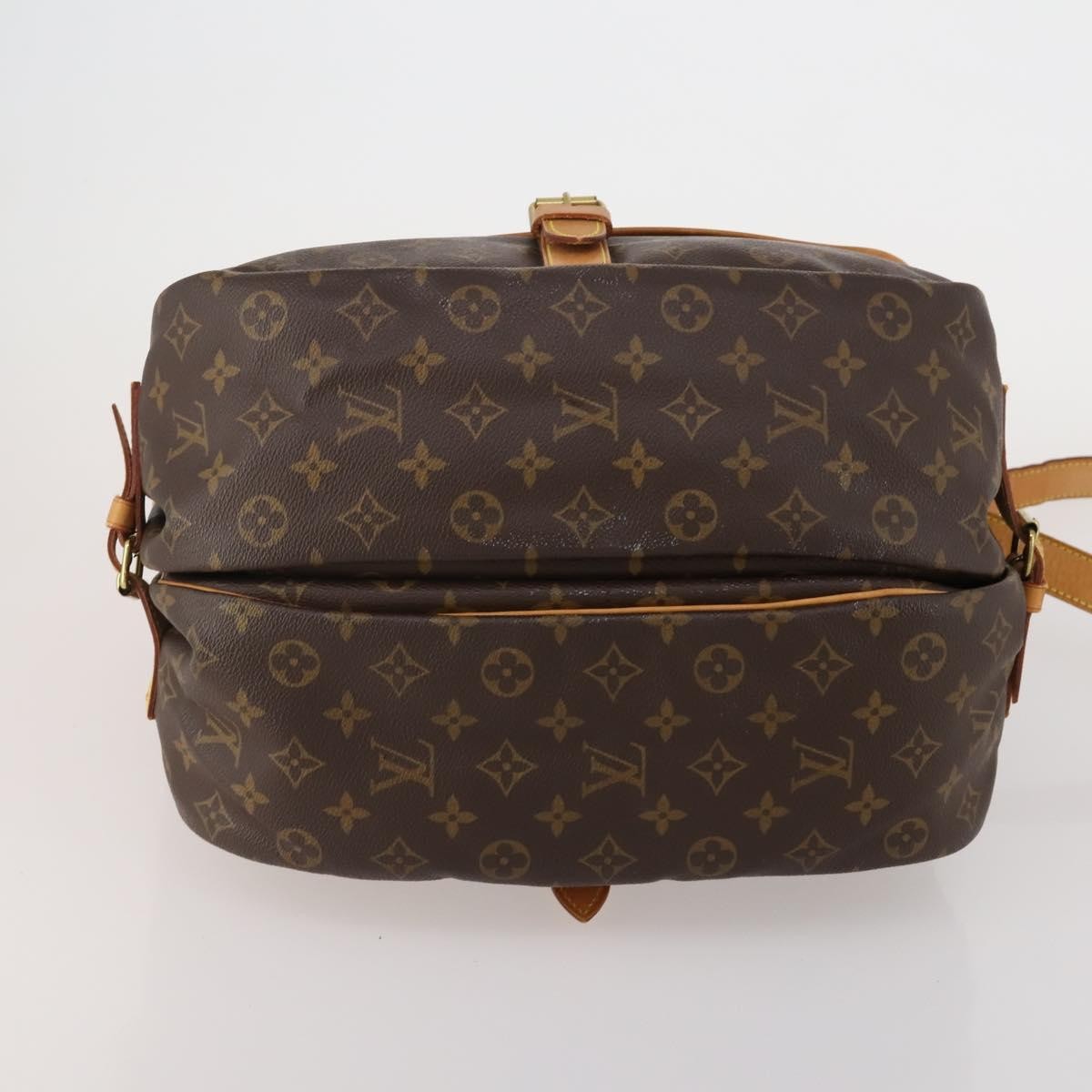 Louis Vuitton Saumur Monogram, Brown, Canvas, Shoulder Bag