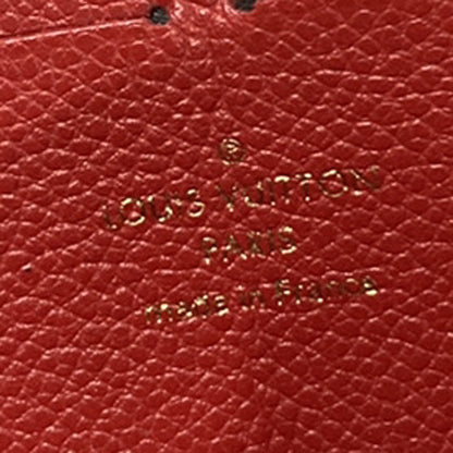 Louis Vuitton Portefeuille zippy Monogramme Empreinte Monogramme Empreinte, Red, Leather, Wallet