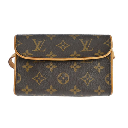 Louis Vuitton Florentine Canvas, Brown, Canvas, Clutch