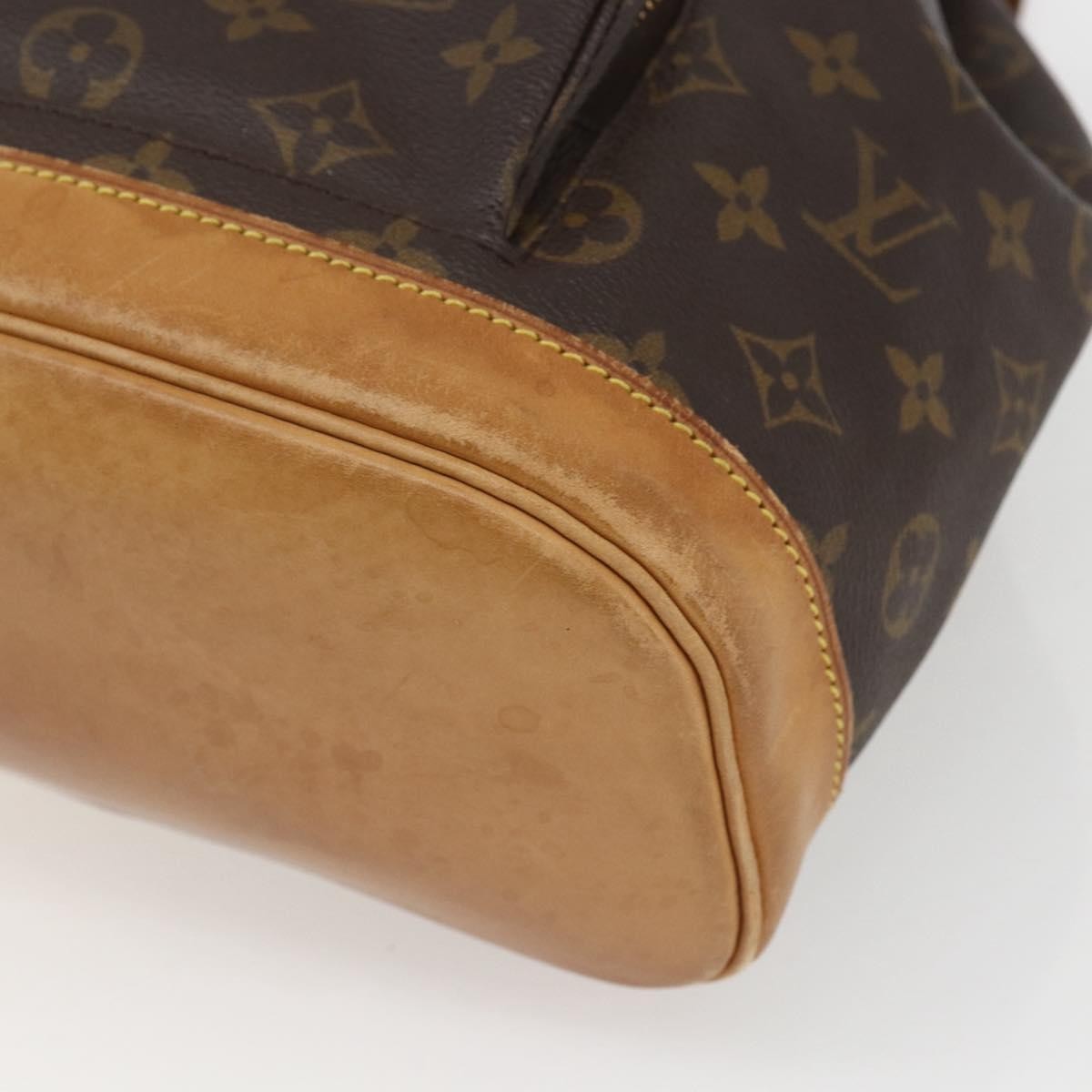 Louis Vuitton Vintage Montsouris Monogram Canvas, Brown, Canvas, Backpack