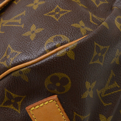 Louis Vuitton Saumur Monogram, Brown, Canvas, Shoulder Bag