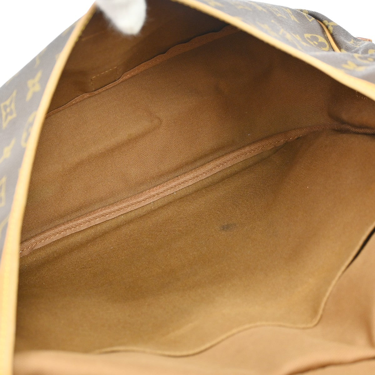 Louis Vuitton Saumur Monogram Canvas, Brown, Canvas, Shoulder Bag