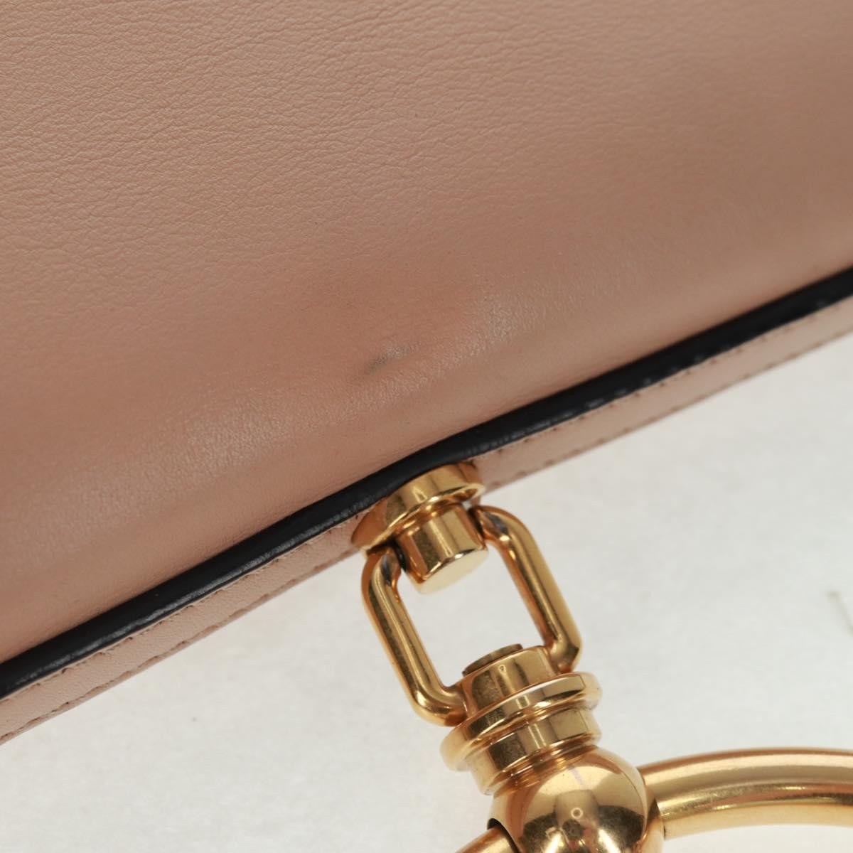 Chloe Nile Leather, Pink, Leather, Handbag