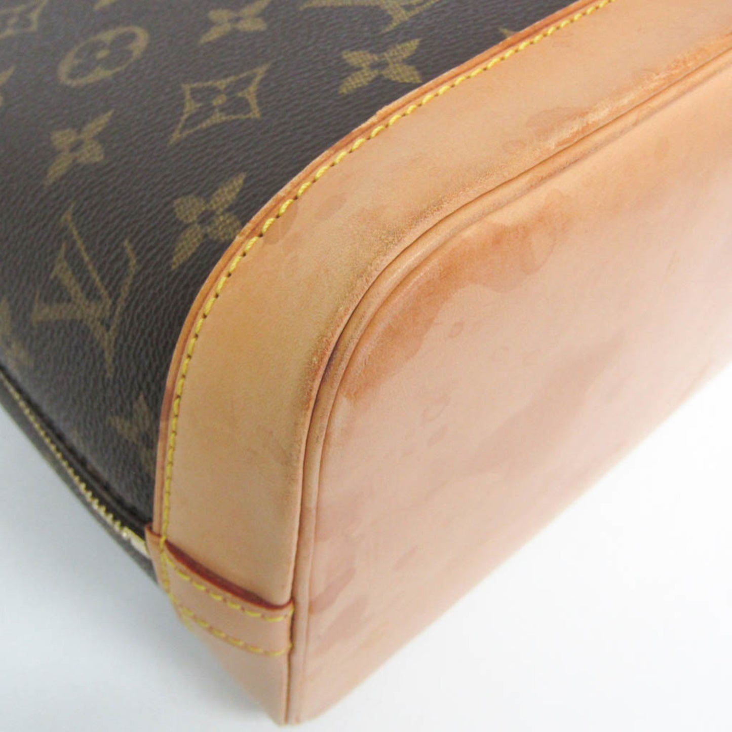 Louis Vuitton Alma Monogram Canvas, Brown, Canvas, Handbag