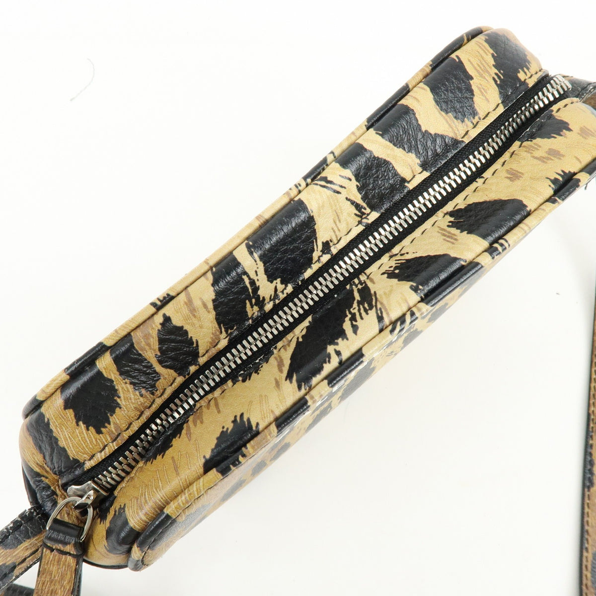 Balenciaga Everyday Camera Printed Leather, Brown, Leather, Handbag