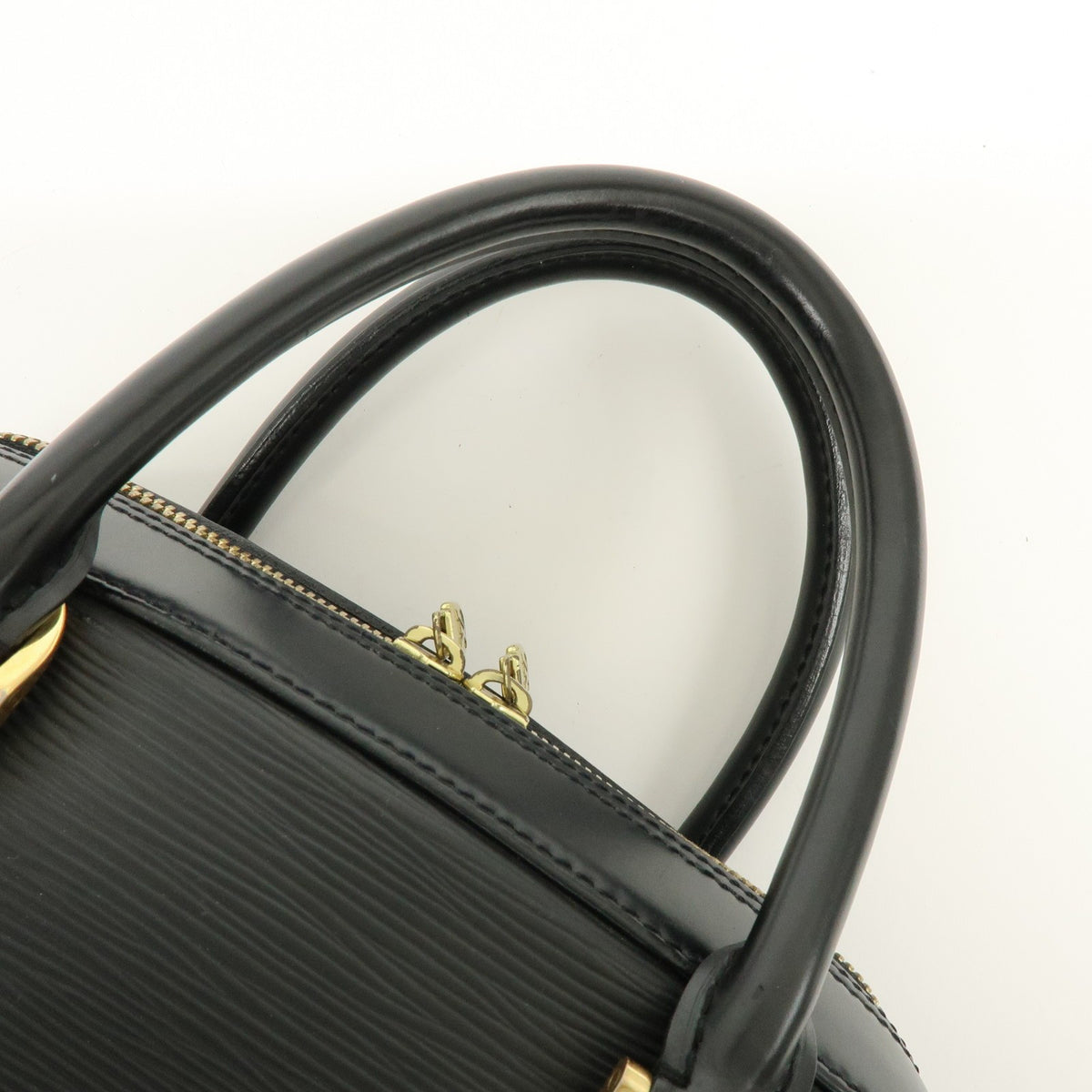 Louis Vuitton Sablons Epi Leather, Black, Leather, Handbag