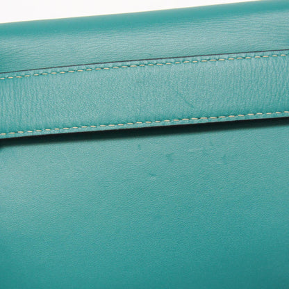 Loewe Gate Belt Leather, Blue, Leather, Shoulder Bag