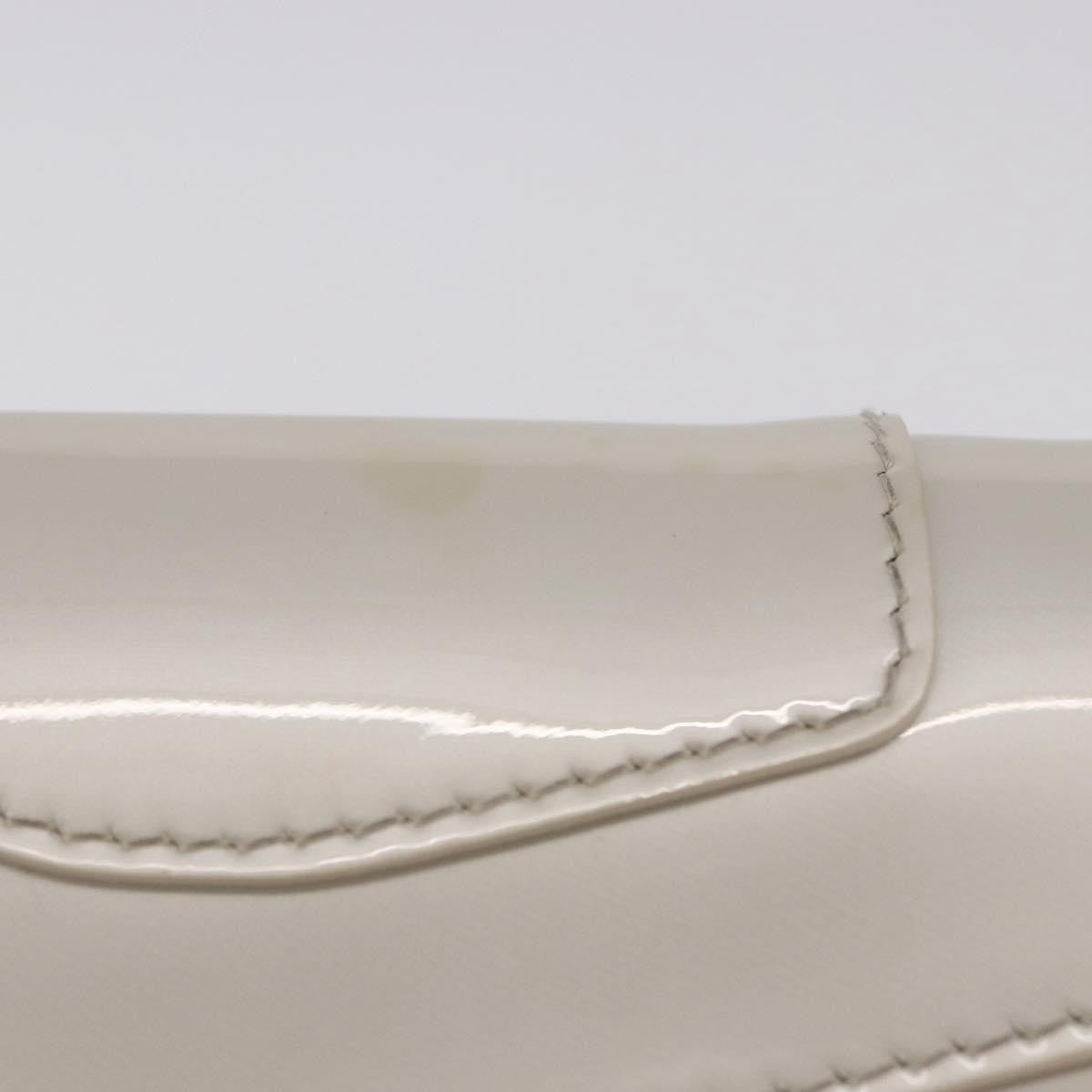 Bvlgari Serpenti Forever Patent, White, Patent Leather, Shoulder Bag