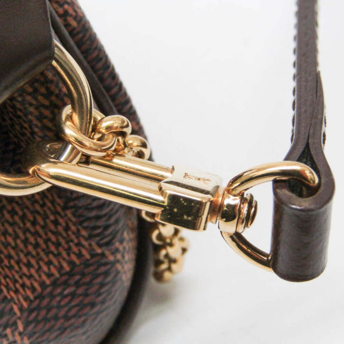 Louis Vuitton Eva Damier, Brown, Canvas, Handbag