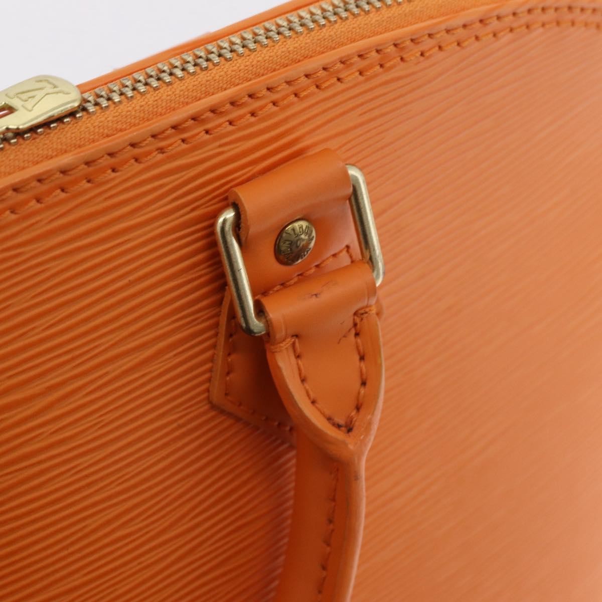 Louis Vuitton Alma Epi Leather, Orange, Leather, Handbag
