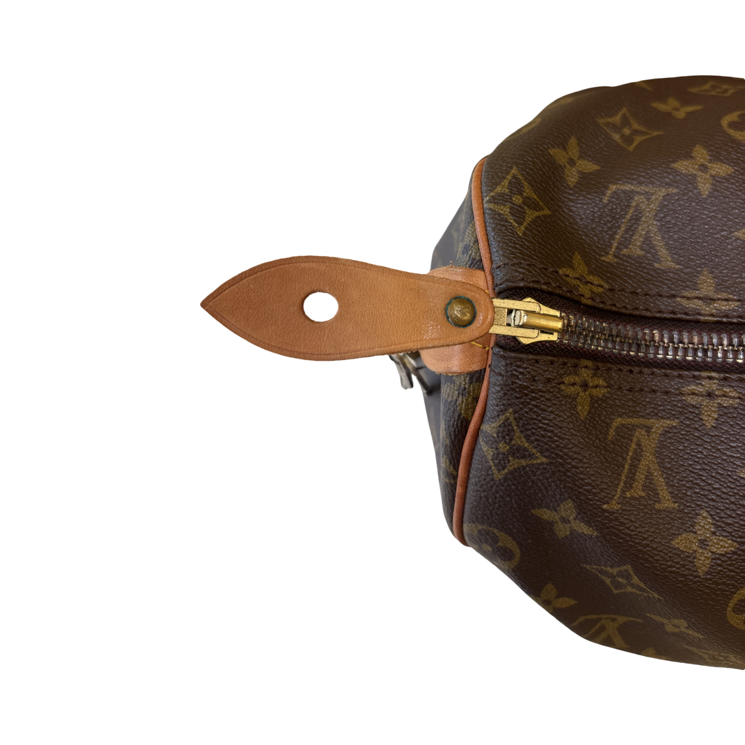 Louis Vuitton Speedy Monogram Canvas, Brown, Canvas, Handbag
