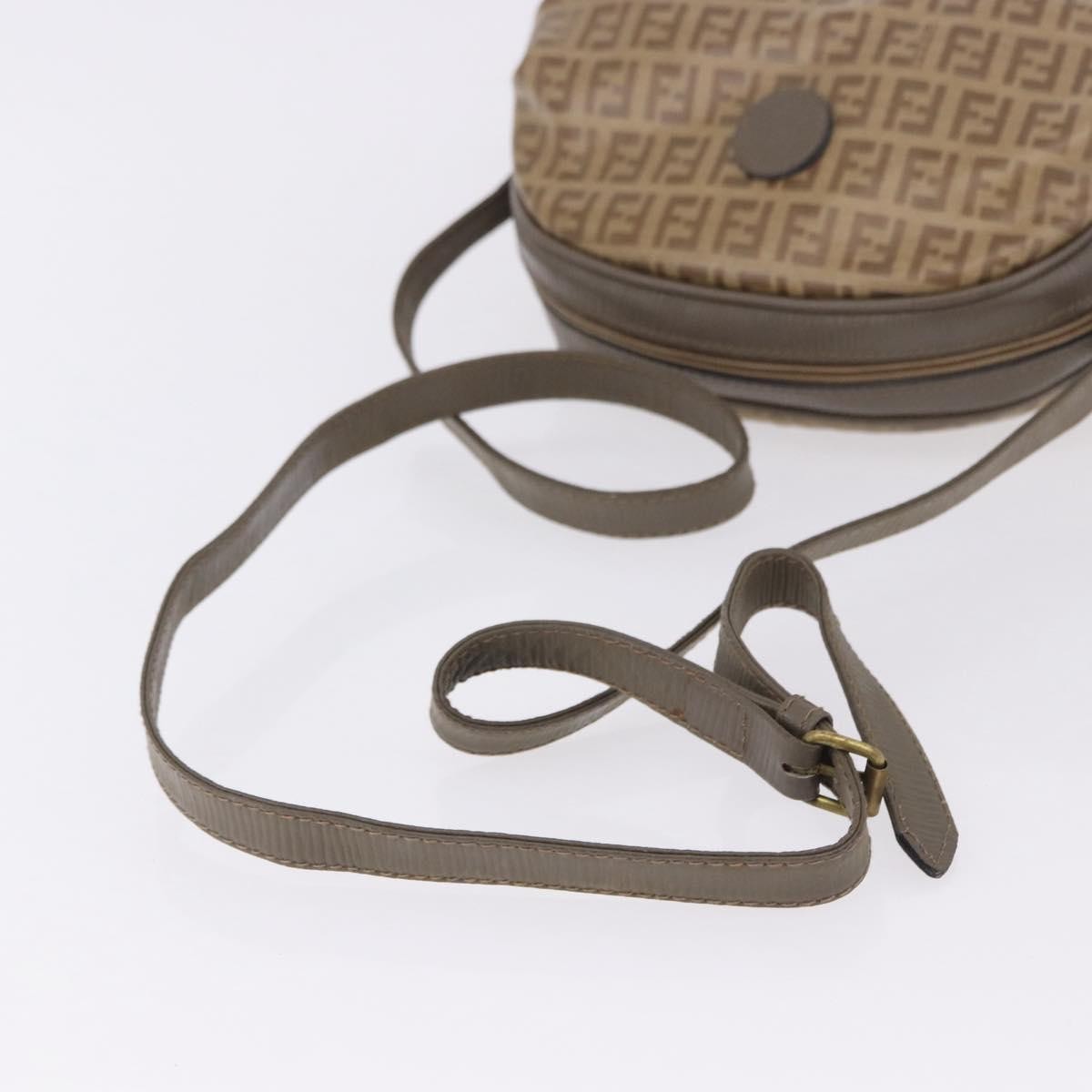 Fendi Shoulder Zucchino Canvas, Beige, Canvas, Shoulder Bag
