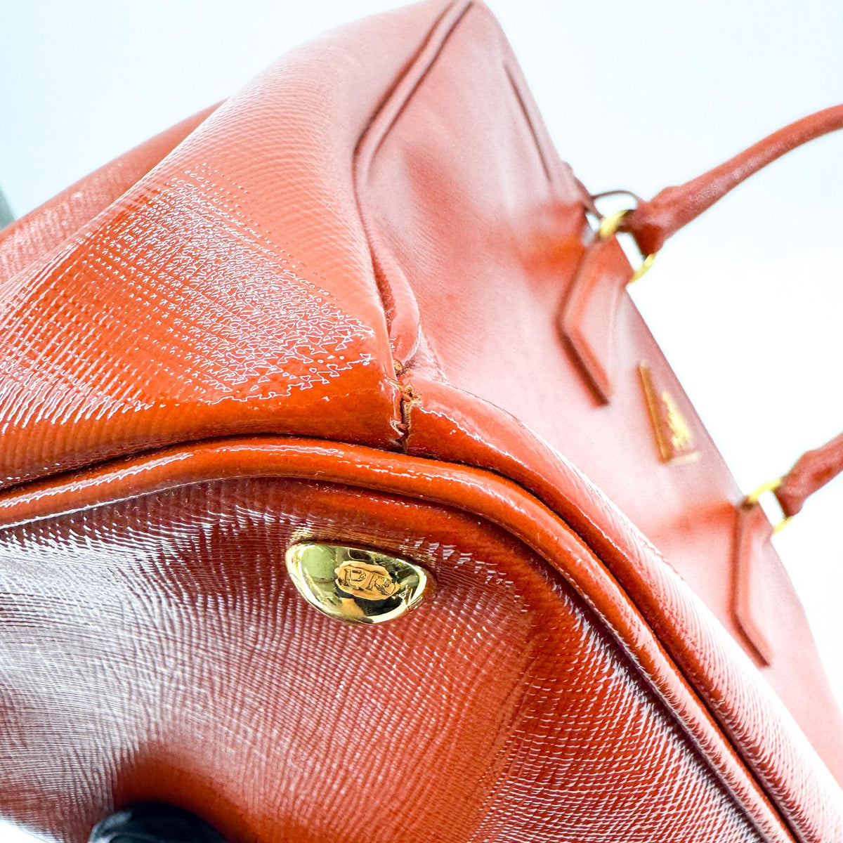 Prada Galleria  Strap leather, Red, Leather, Handbag