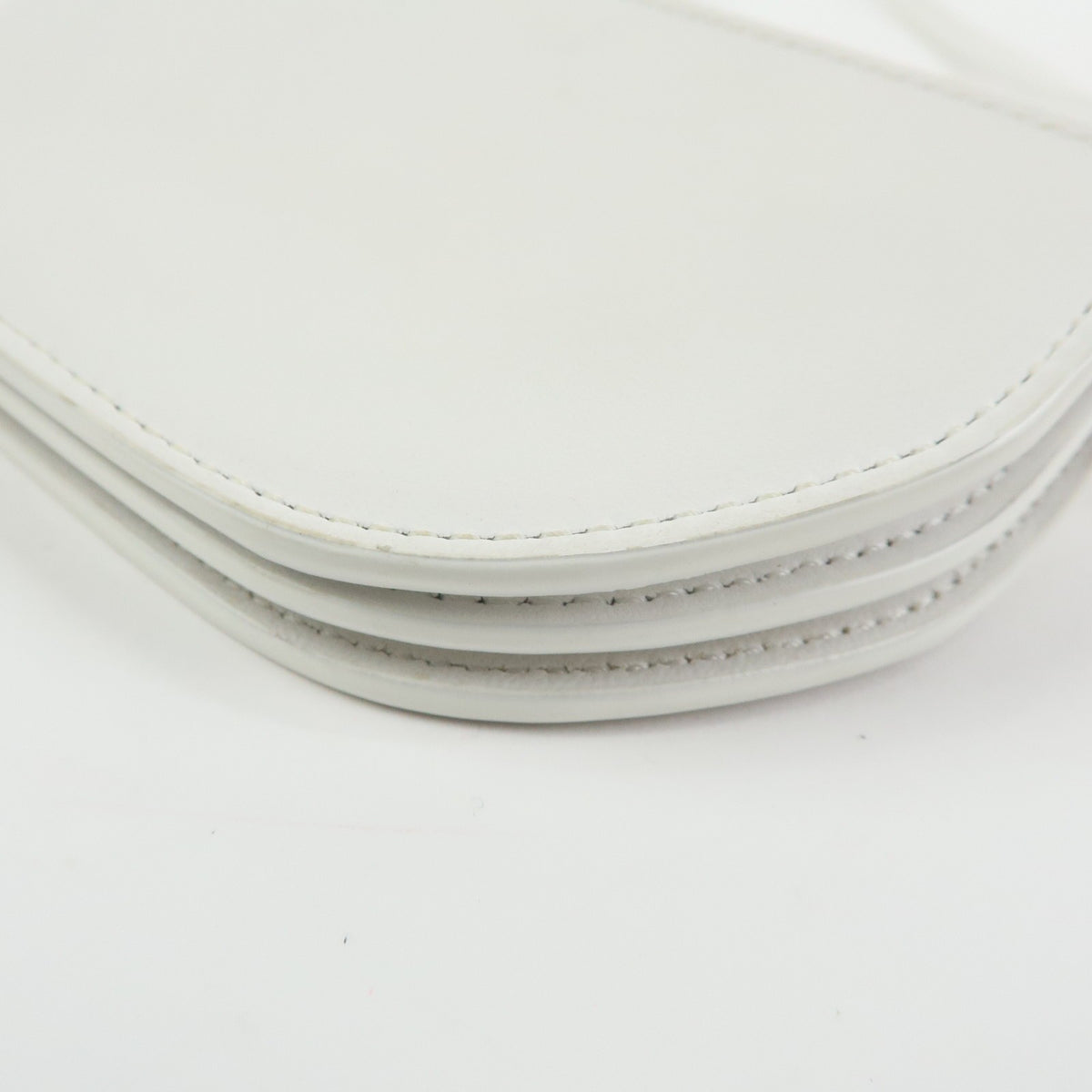 Burberry Olympia Flap Leather, White, Leather, Handbag
