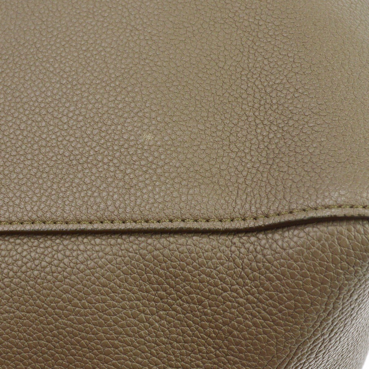 Celine Phantom Tie Cabas Leather, Gray, Leather, Tote Bag