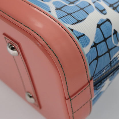 Louis Vuitton Alma Limited Edition Print Epi Leather, Blue, Leather, Handbag