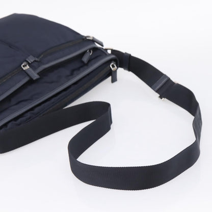 Prada Shoulder Tessuto, Navy, Nylon, Shoulder Bag