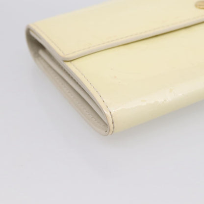 Louis Vuitton Vintage Sarah Monogram Vernis, Beige, Patent Leather, Wallet