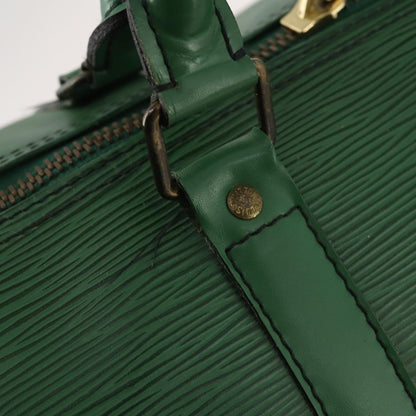 Louis Vuitton Keepall Epi Leather, Green, Leather, Travel Bag