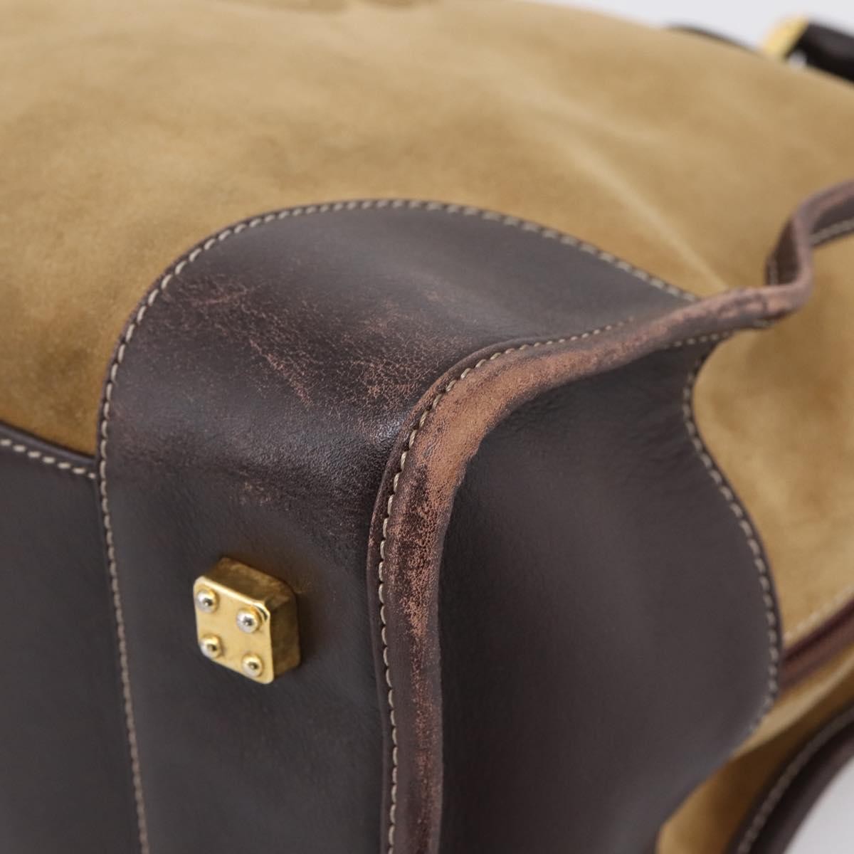 Loewe Amazona Suede, Beige, Suede, Handbag