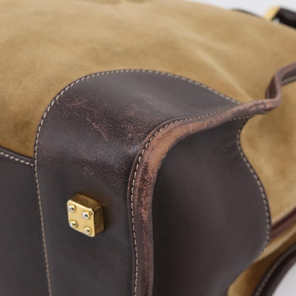 Loewe Amazona Suede, Beige, Suede, Handbag