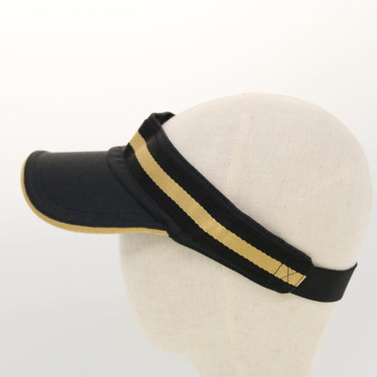 Gucci Sun Visor Canvas, Black, Canvas, Head Accessory
