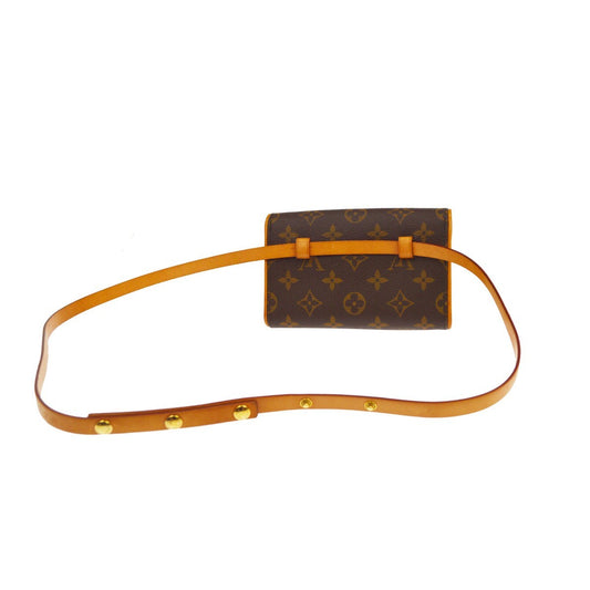 Louis Vuitton Florentine Waist Monogram Canvas, Brown, Canvas, Handbag