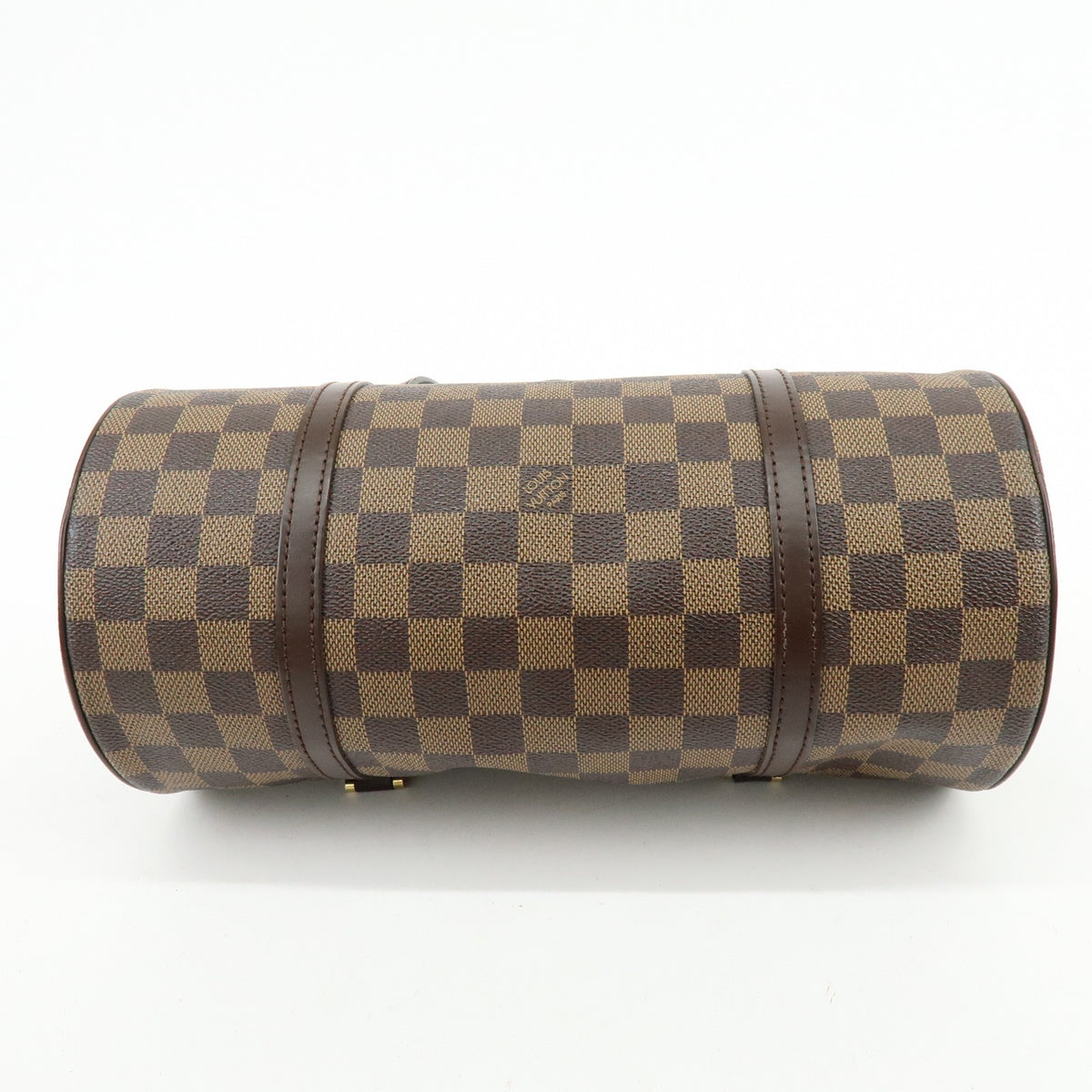 Louis Vuitton Papillon Damier Ebene, Brown, Canvas, Handbag