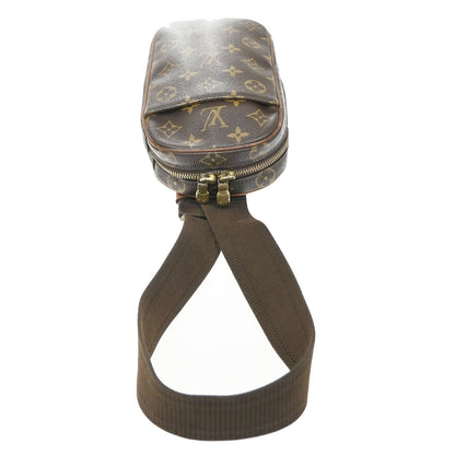 Louis Vuitton Pochette Gange Monogram Canvas, Brown, Canvas, Clutch