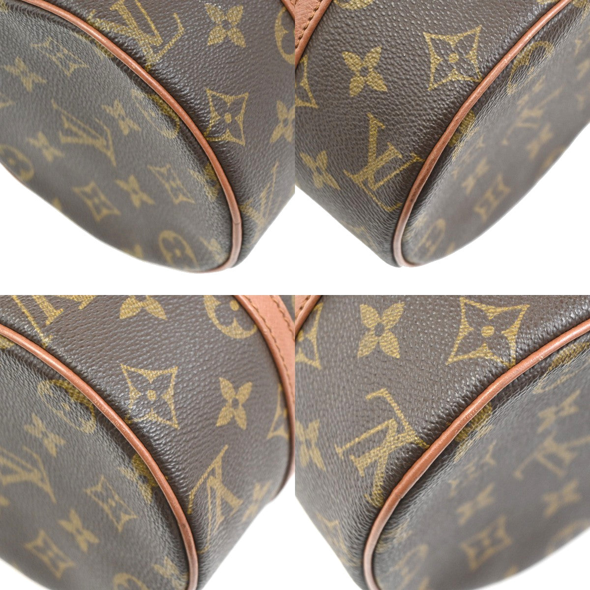 Louis Vuitton Papillon Monogram Canvas, Brown, Leather, Handbag