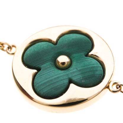 Louis Vuitton Color Blossom BB 18K Rose Gold with Malachite and Diamond, Gold, Rose Gold, Bracelet