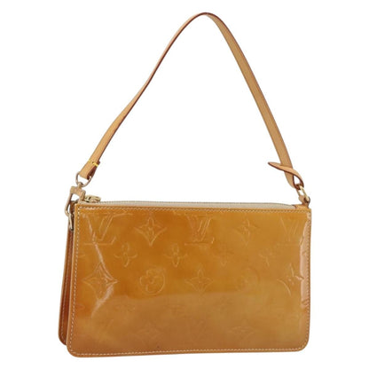 Louis Vuitton Lexington Pochette Patent Leather, Beige, Patent Leather, Clutch