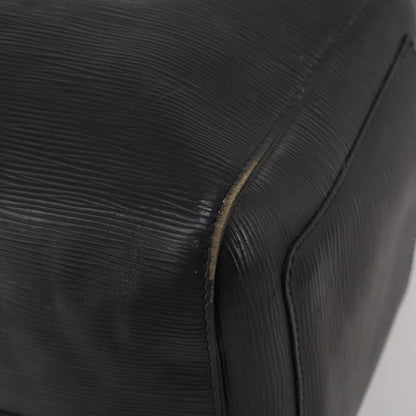 Louis Vuitton Keepall Epi Leather, Black, Leather, Travel Bag