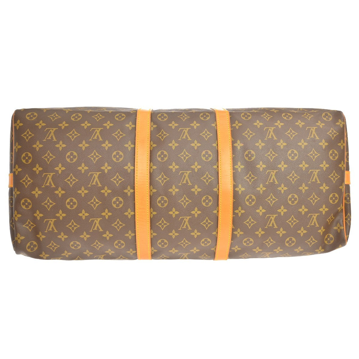 Louis Vuitton Keepall Bandoulière Monogram, Brown, Canvas, Travel Bag