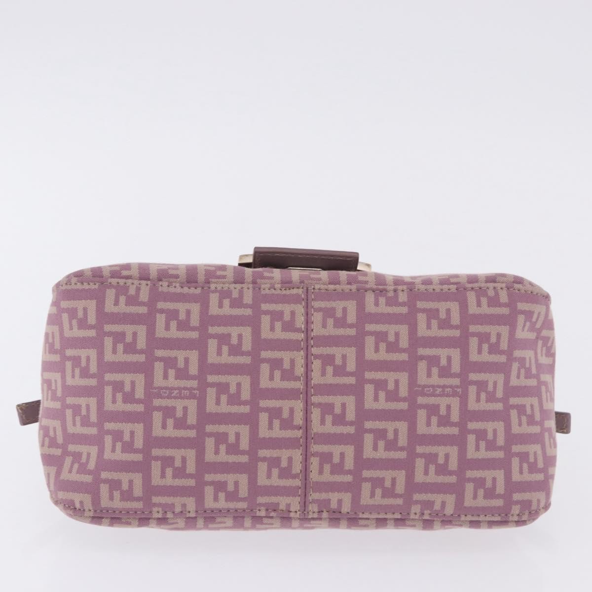 Fendi Baguette Zucchino Canvas, Purple, Canvas, Handbag