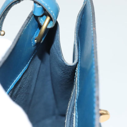 Louis Vuitton Cluny Epi Leather, Blue, Leather, Shoulder Bag