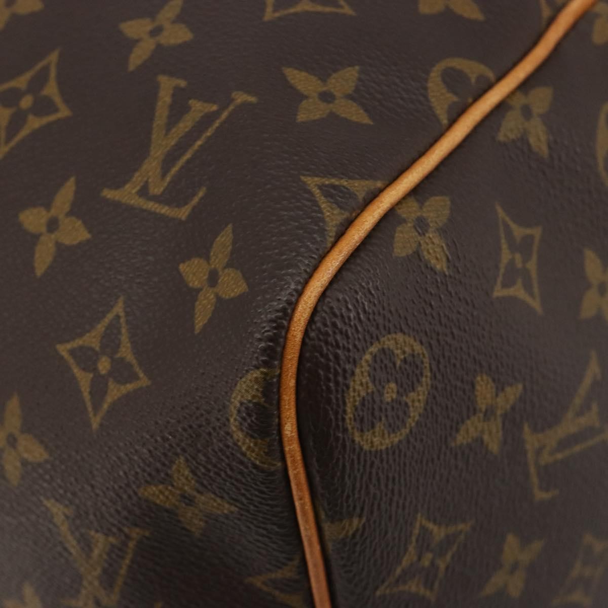 Louis Vuitton Keepall Monogram, Brown, Canvas, Travel Bag