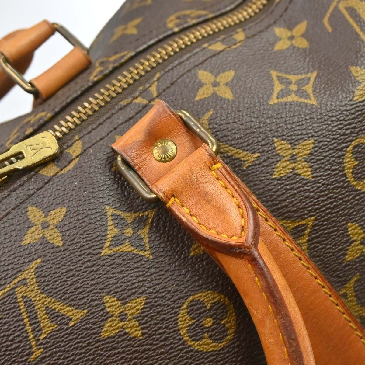 Louis Vuitton Keepall Monogram Canvas, Brown, Canvas, Travel Bag