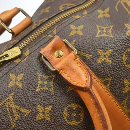 Louis Vuitton Keepall Monogram Canvas, Brown, Canvas, Travel Bag